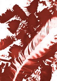 Rote Federn von Lies Praet