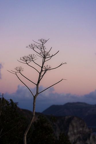 Zonsondergang in Sicilië