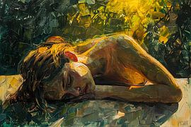 malerische Frau von Egon Zitter