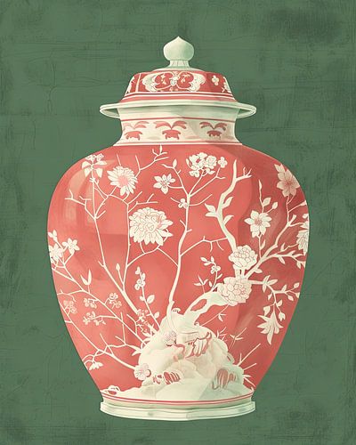 Roze Pracht in Porselein