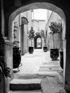 View through the centre of Marrakech, Morocco by Evelien Oerlemans