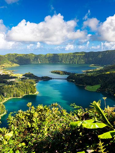 Caldera Sete Cidades, Sao Miguel, Azoren