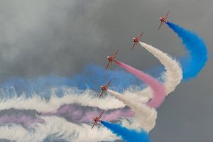 Die Red Arrows der Royal Air Force.