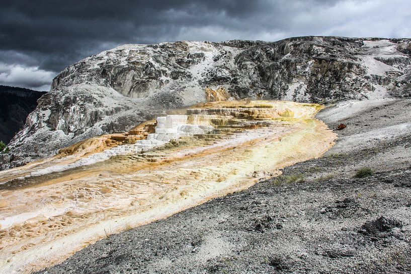 mound terrace - yellowstone national park von Koen Ceusters