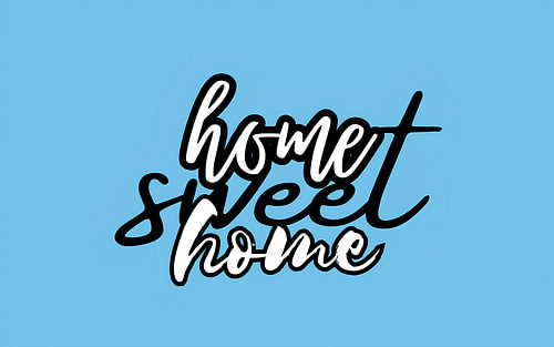 Home sweet home (Baby Blue)
