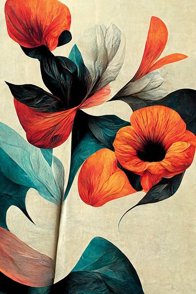 Motif floral élégant Abstrait créatif par Color Square