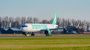 Transavia Airbus A321neo Passagierflugzeug.