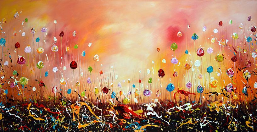 Flowers by Gena Theheartofart