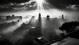 Cuba ochtend met mist