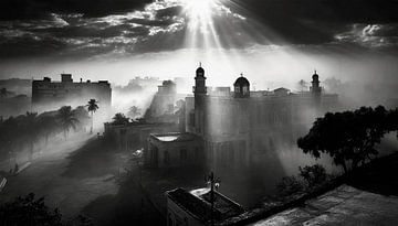 Cuba ochtend met mist van Mustafa Kurnaz