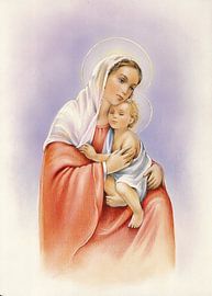 Maria en jezus van Patrick Hoenderkamp