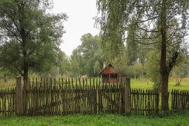 "King Ludwig" Hunting lodge at the Schwackenreuter lakes - Mühlingen by BlattArt - Christine Horn