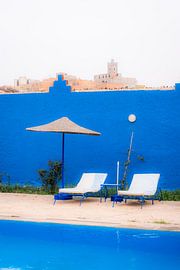 Blue pool in Morocco by Wouter Kuin