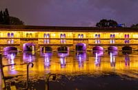 Vauban Dam at night