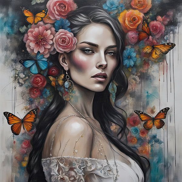 Painting Butterflies 3.47 by Eye catching paintings