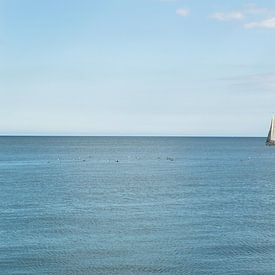 Zeilboot Op Zee van Melvin Fotografie