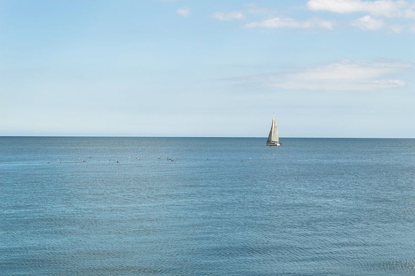 Zeilboot Op Zee van Melvin Fotografie