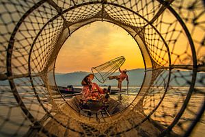 Pêcheur sur l'Inlemeer