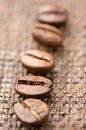 Five coffee beans (close-up) by BeeldigBeeld Food & Lifestyle thumbnail