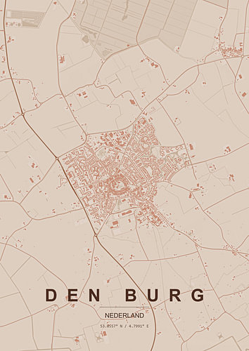 Den Burg Plattegrond