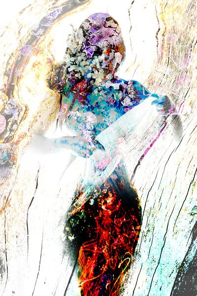 La fille aux fleurs par Fotokompost von Lichtgestalt