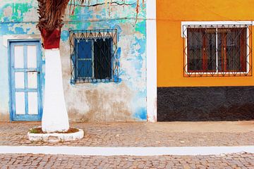 Afrikanische Hausfassaden von Inge Hogenbijl