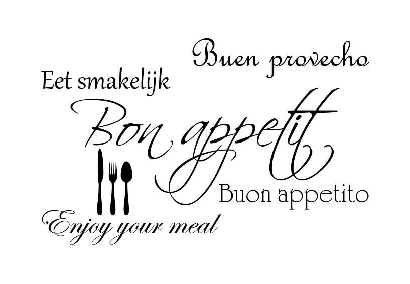 Tekst Bon appetit - Wit van Sandra Hazes