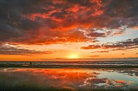 Zandvoort beach sunset