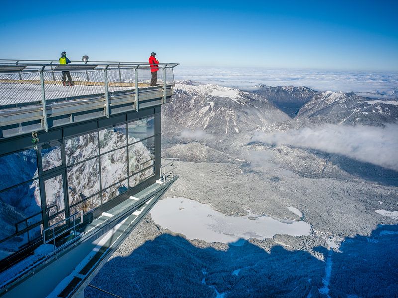 Zugspitze - Uitzicht op de Eibsee van t.ART