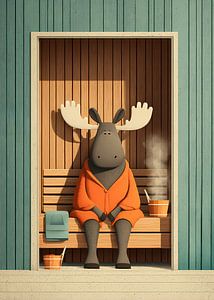 Elan détendu dans un sauna confortable