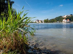 Aussicht auf die Stadt Passau vom Ufer des Inn von Animaflora PicsStock