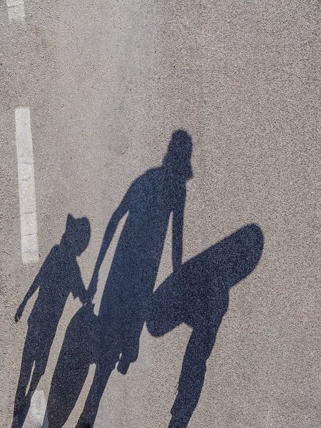 Shadow of a family by Mustafa Kurnaz
