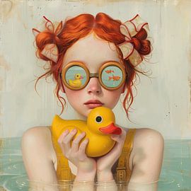 Face de canard sur Mirjam Duizendstra