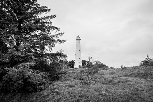 White lighthouse Schiermonnikoog I Wadden island