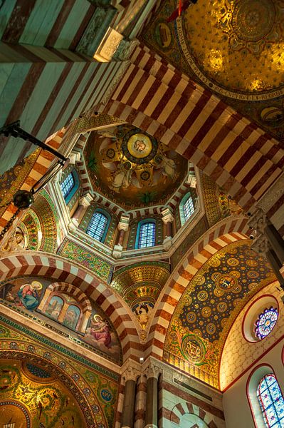 Basilica Notre Dame de la Garde in Marseille France by Anouschka Hendriks