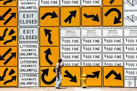 American West - Exit Closed von Philippe HUGONNARD