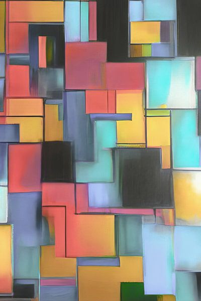 Composition colorée par Niek Traas