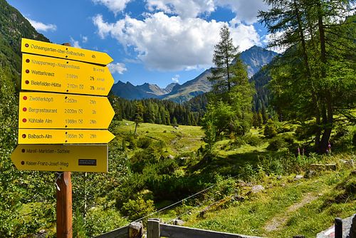Mountain panorama in Tyrol / Austria