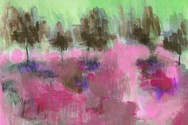 Paysage rose abstrait sur Lori Ann Folz