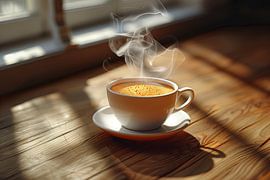 cup of coffee or cappuccino by Egon Zitter