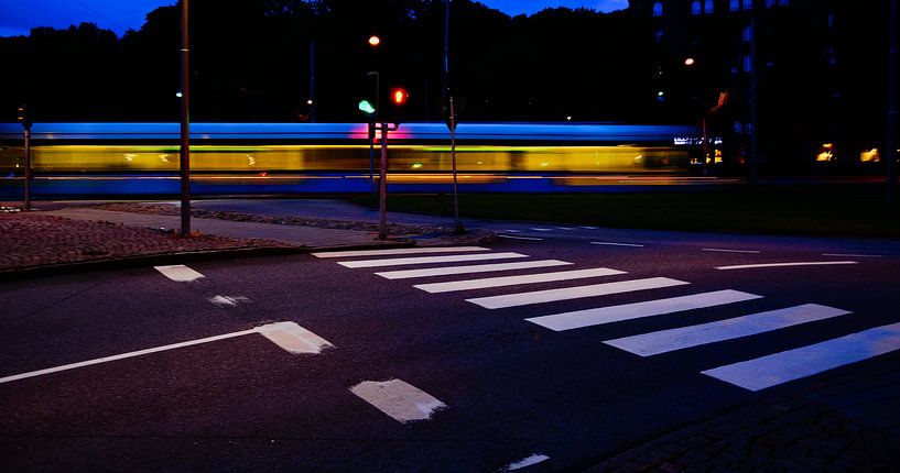 Dynamic Train In Gothenburg by Niek Van Helden