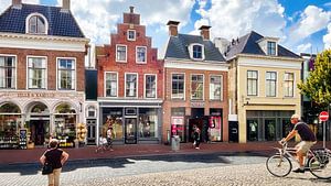 Shopping street downtown Leeuwarden