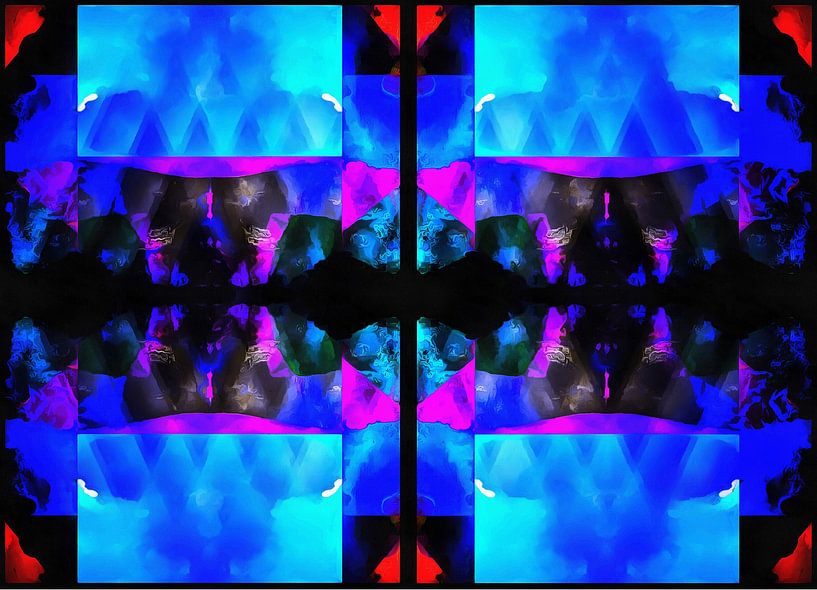 Blue Sky And Cloud Geometry by Dorothy Berry-Lound