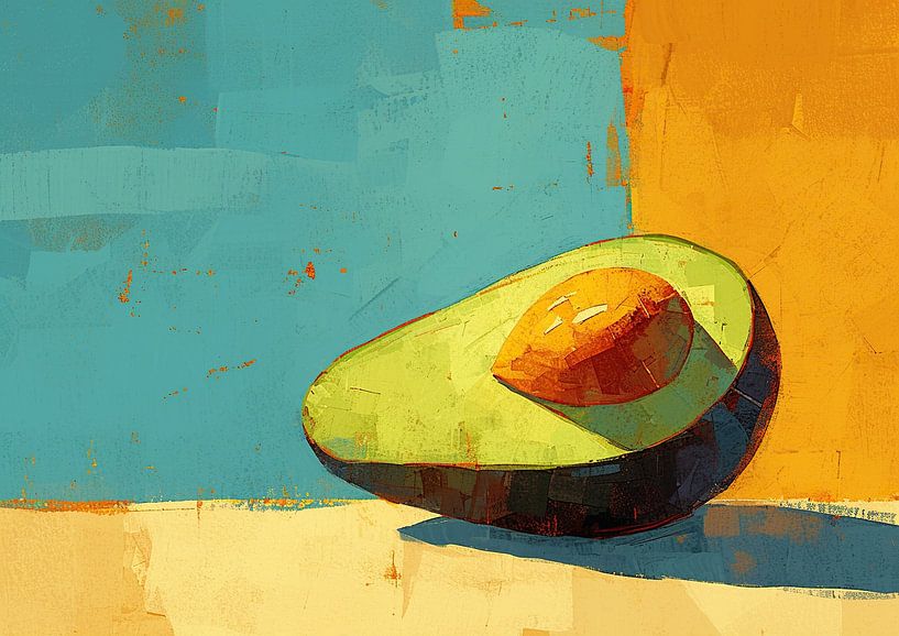 Avo Cado | Avocado Kunst von ARTEO Gemälde