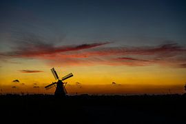 De Witte molen aan de A28 in Groningen van Jolien fotografeert