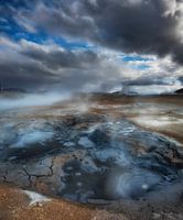Volcanic mud pool