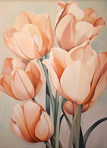 Tulpen | Tulpen van Abstract Schilderij