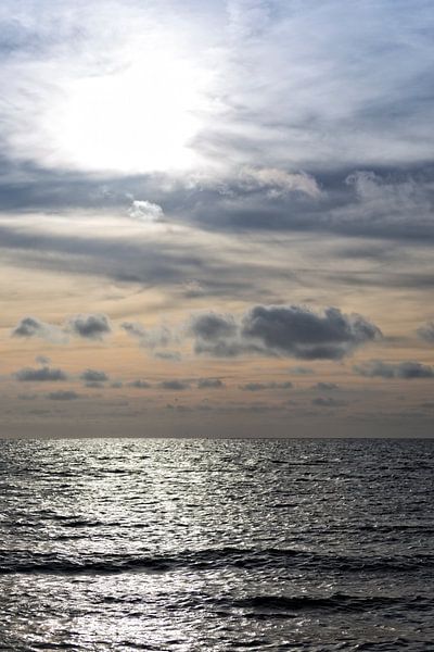 Zonsondergang Noordzee II van Miranda van Hulst