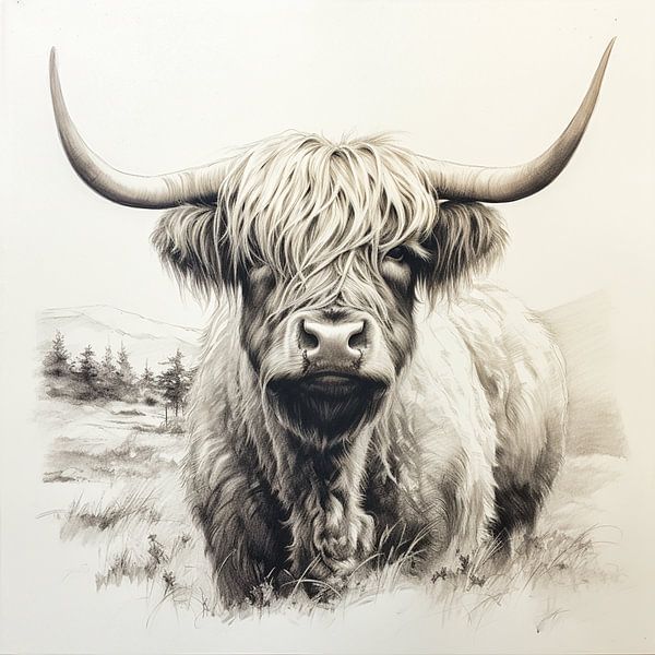Scottish Highlander by Jellie van Althuis