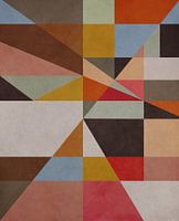 Geometrisch Abstract Gekleurd 2